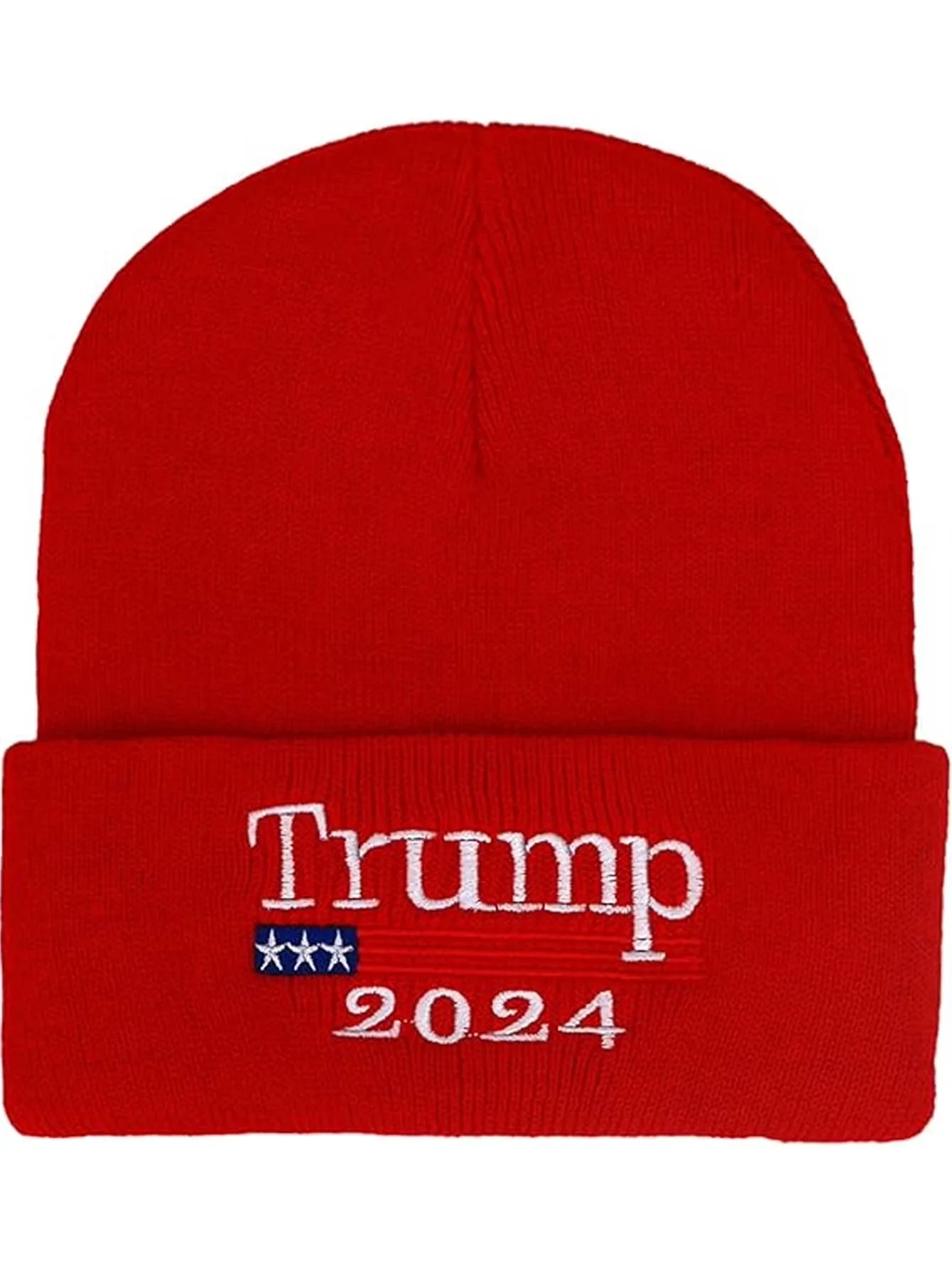 Trump 2024 Embroidery Beanie Hat